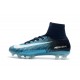 Nike Soccer Shoes Blue Black Color