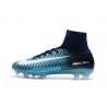 Nike Soccer Shoes Blue Black Color