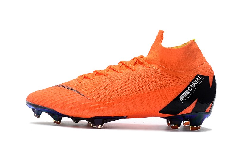 nike orange soccer shoes