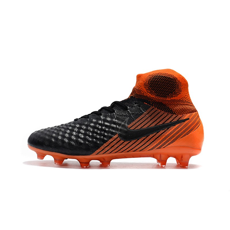 Nike Soccer Shoes Black Orange